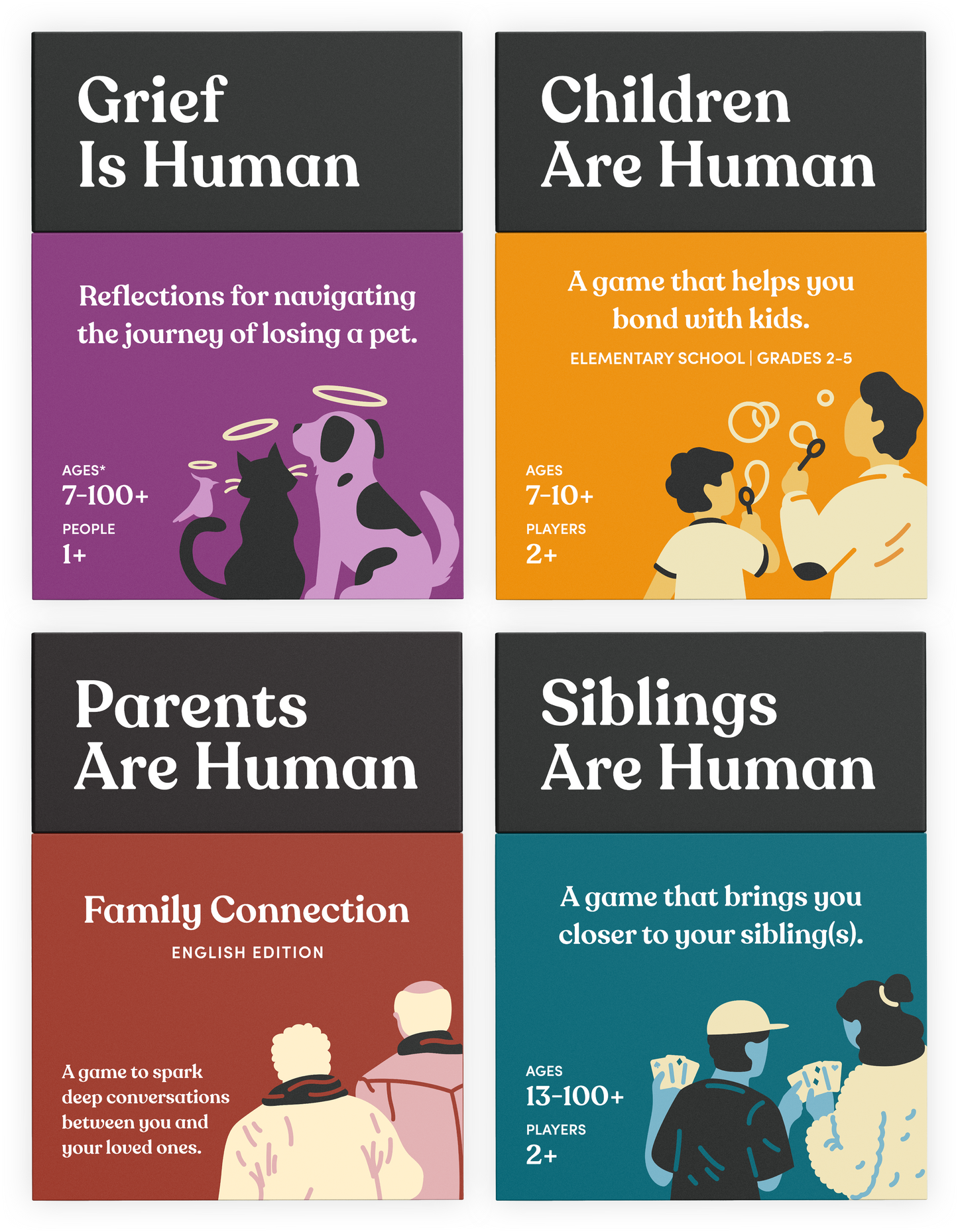 Grief (Pet) + Children + Parents (English) + Siblings Bundle