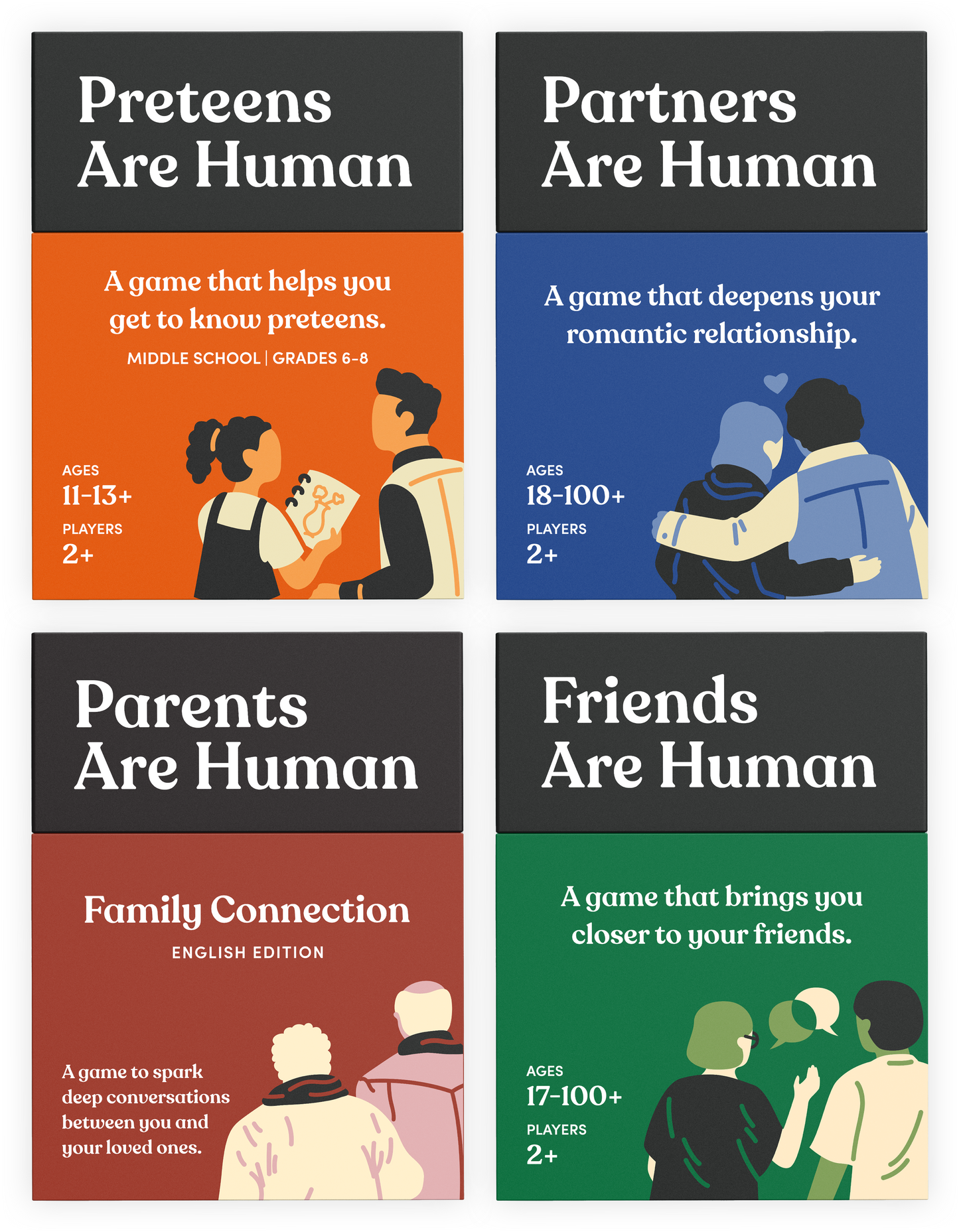 Preteens + Partners + Parents (English) + Friends Bundle