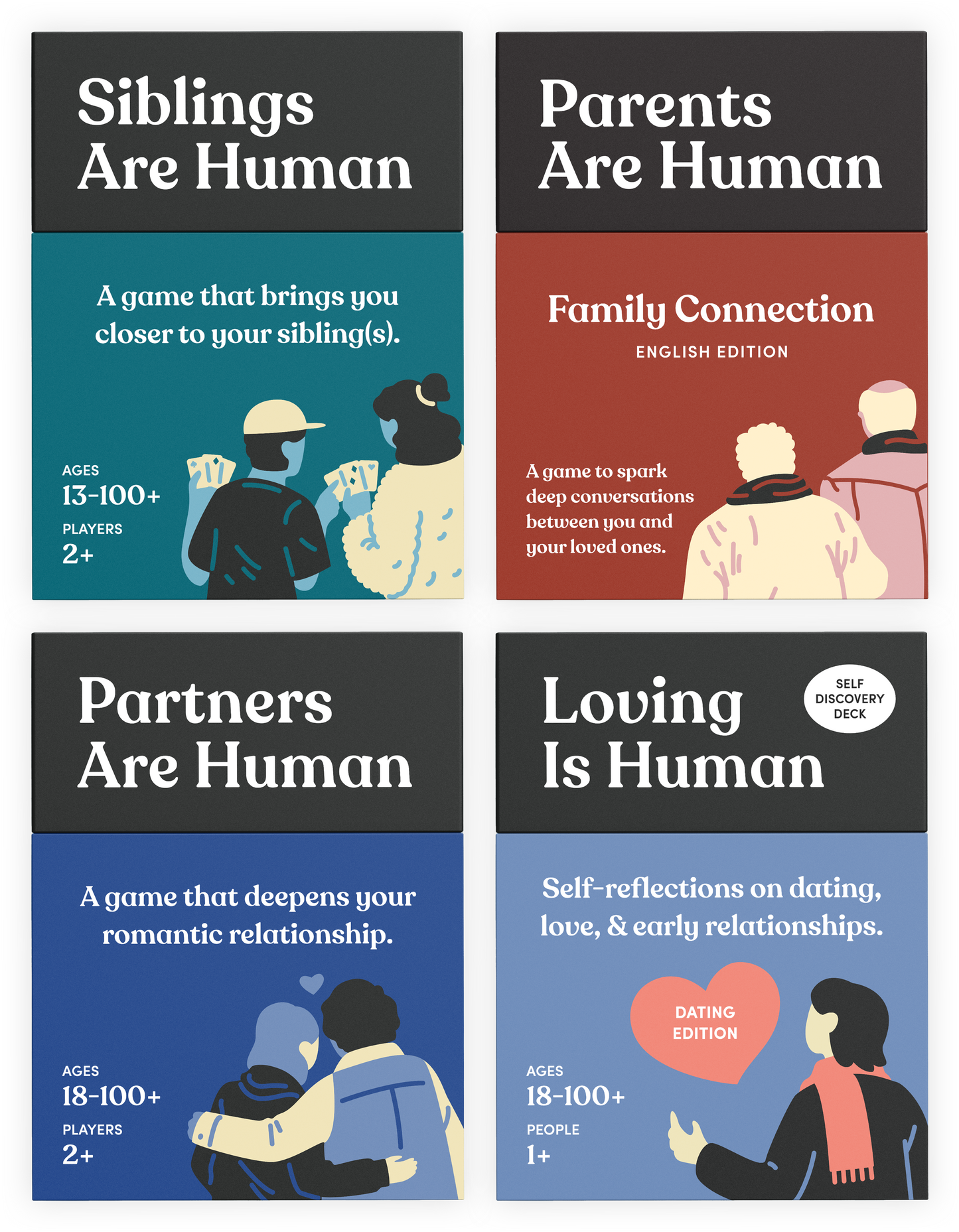 Siblings + Parents (English) + Partners + Loving (Dating) Bundle