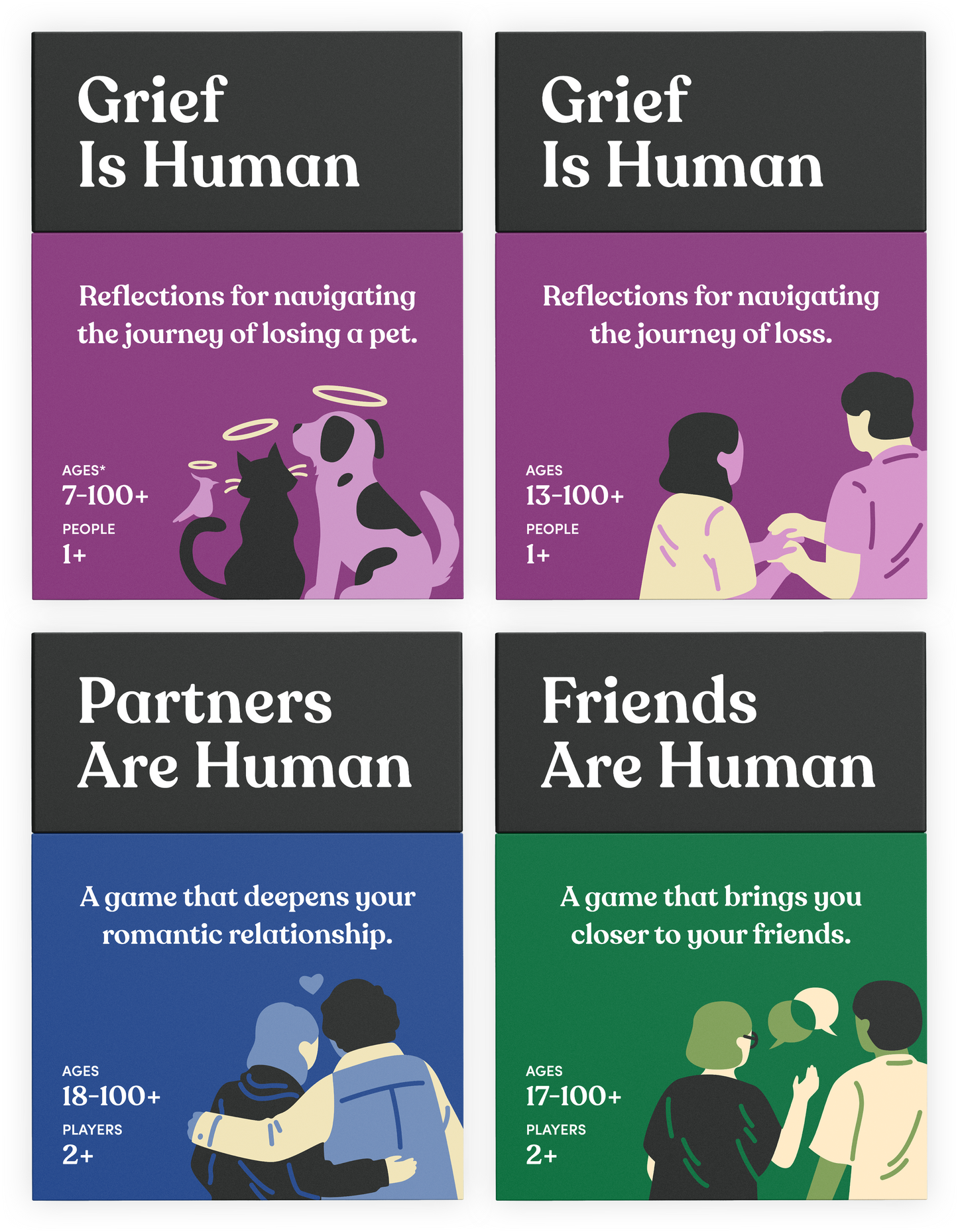 Grief (Pets) + Grief + Partners + Friends Bundle
