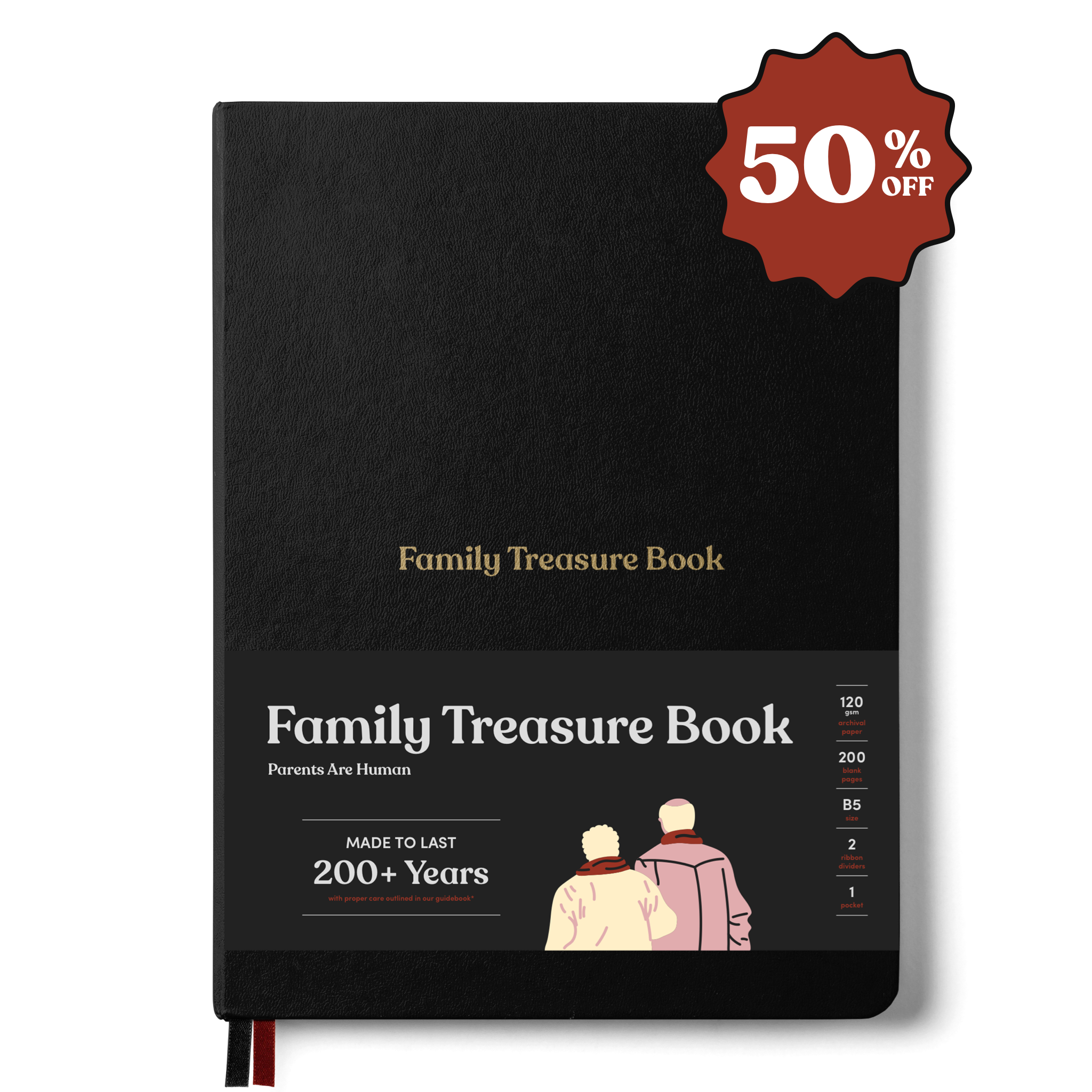 PAH Product Image - Family Treasure Book Front (Transparent with Badge).png