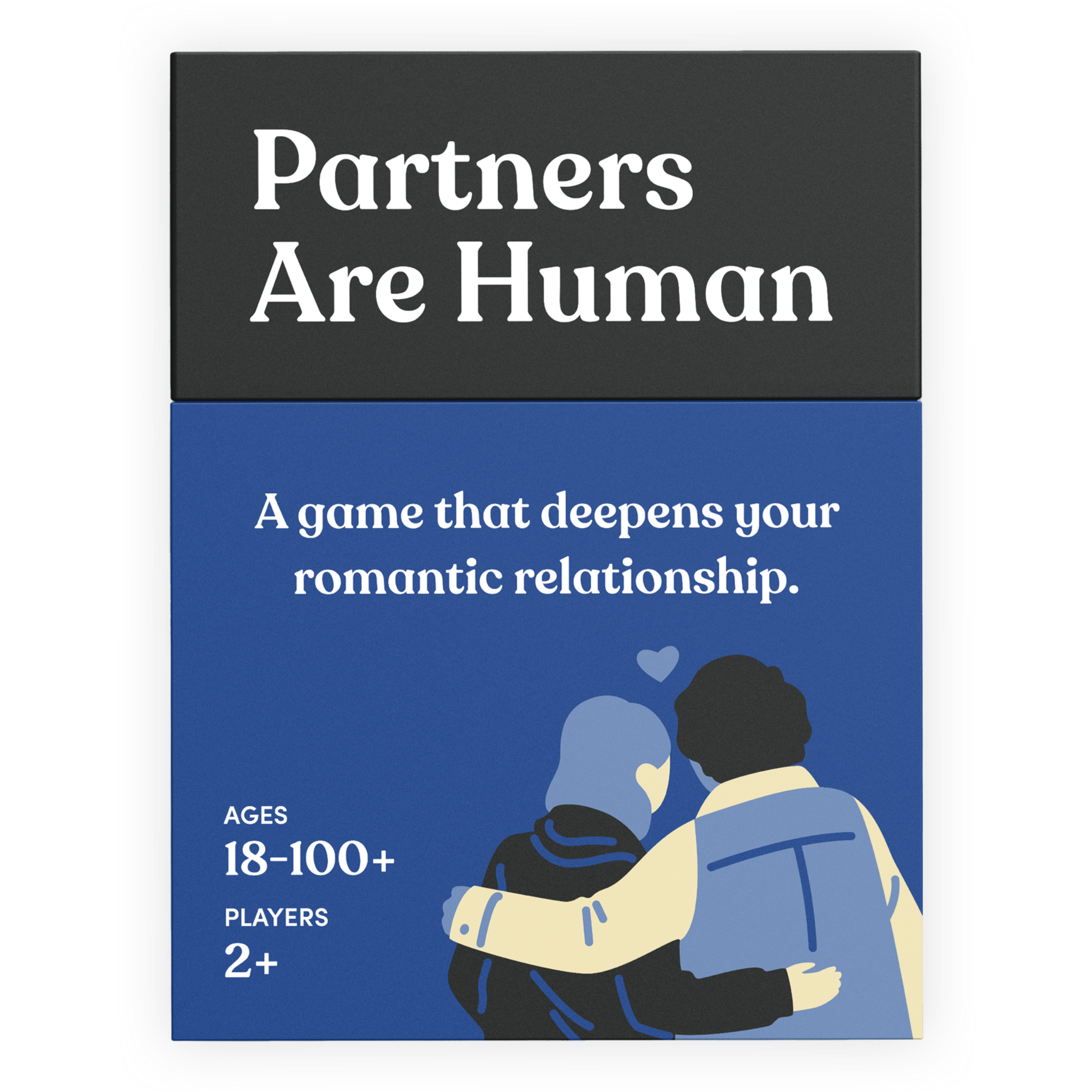 Relationship communication game package titled 'Partners Are Human'