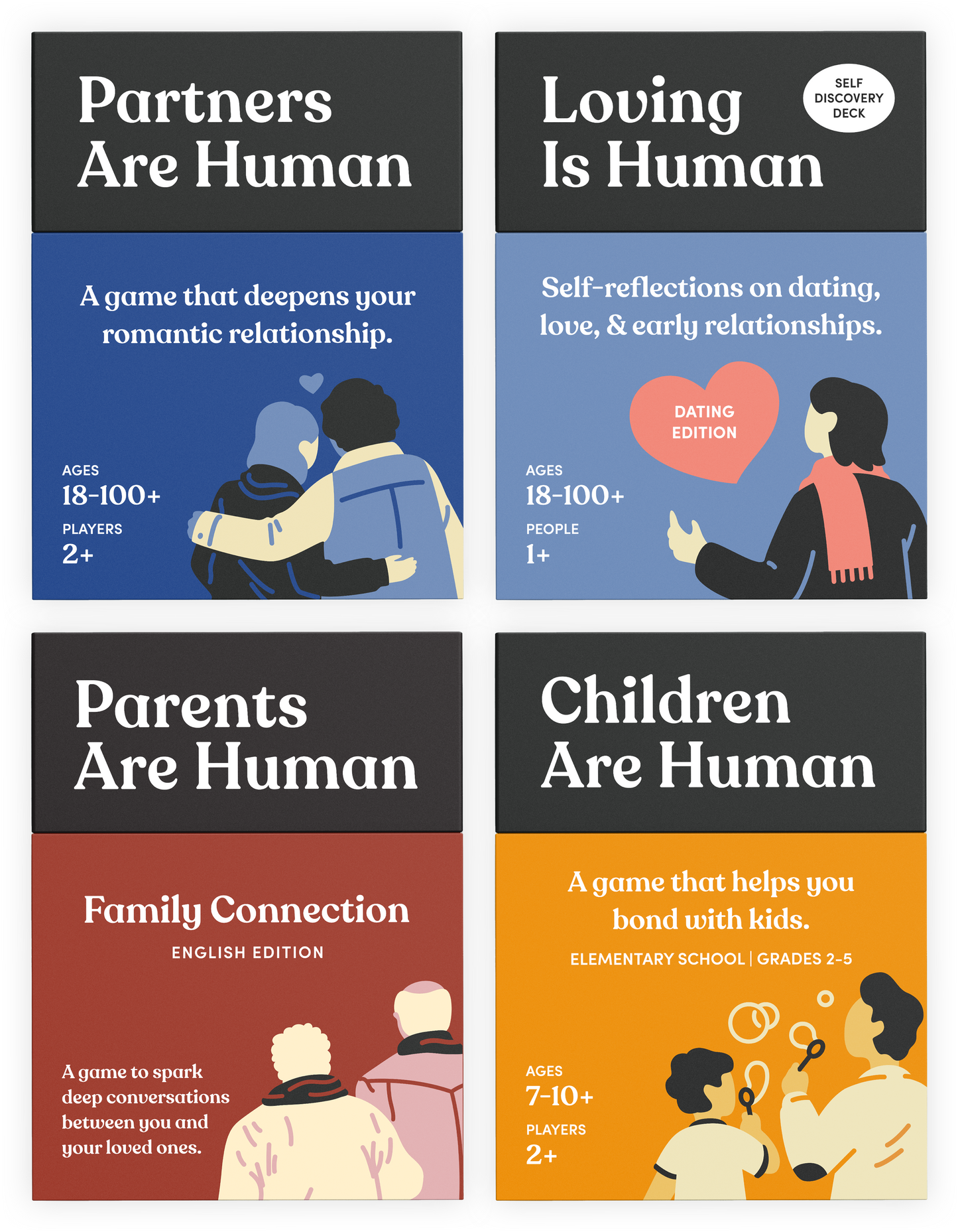 Partners + Loving (Dating) + Parents (English) + Children Bundle