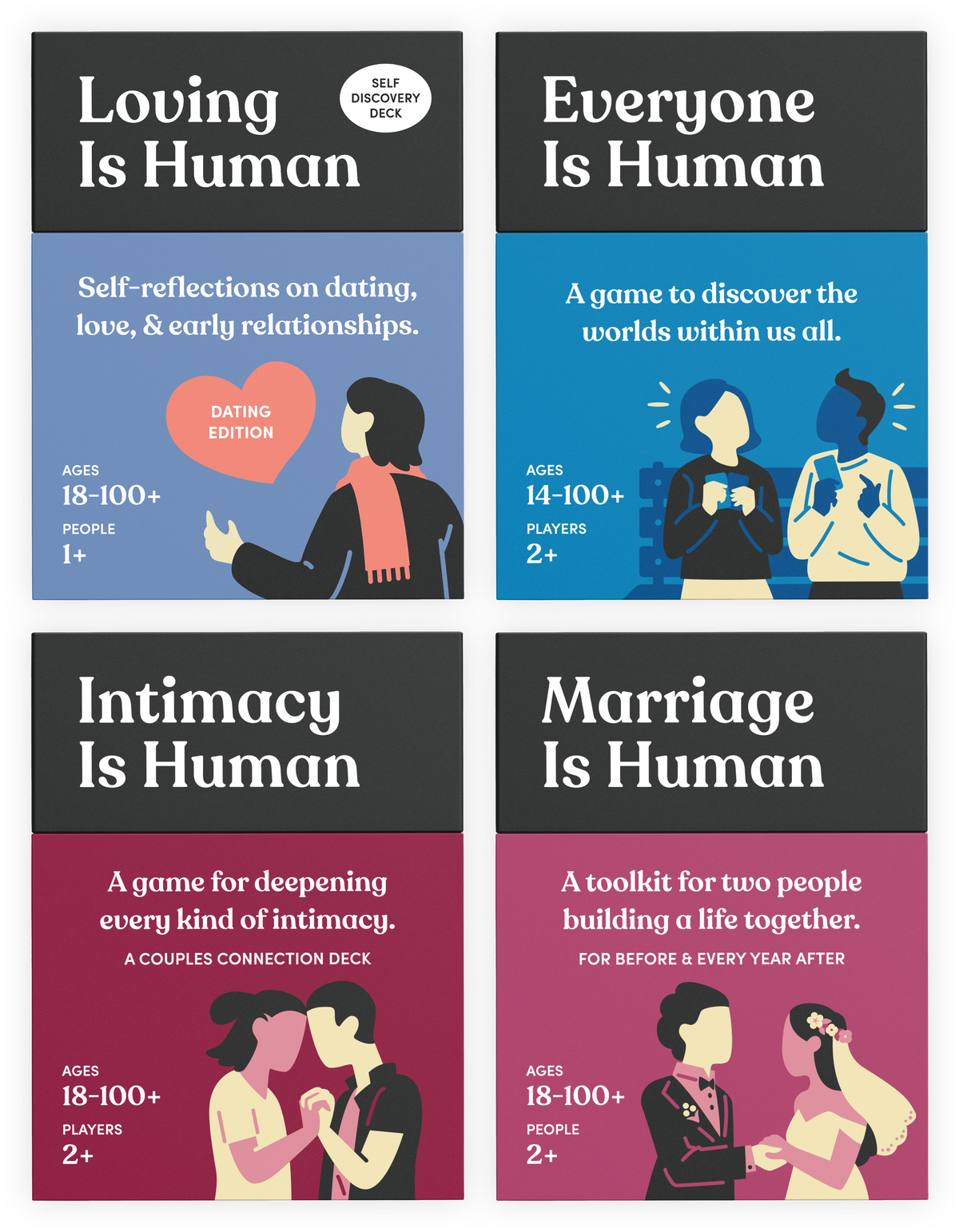 Loving (Dating) + Intimacy + Marriage + Everyone decks