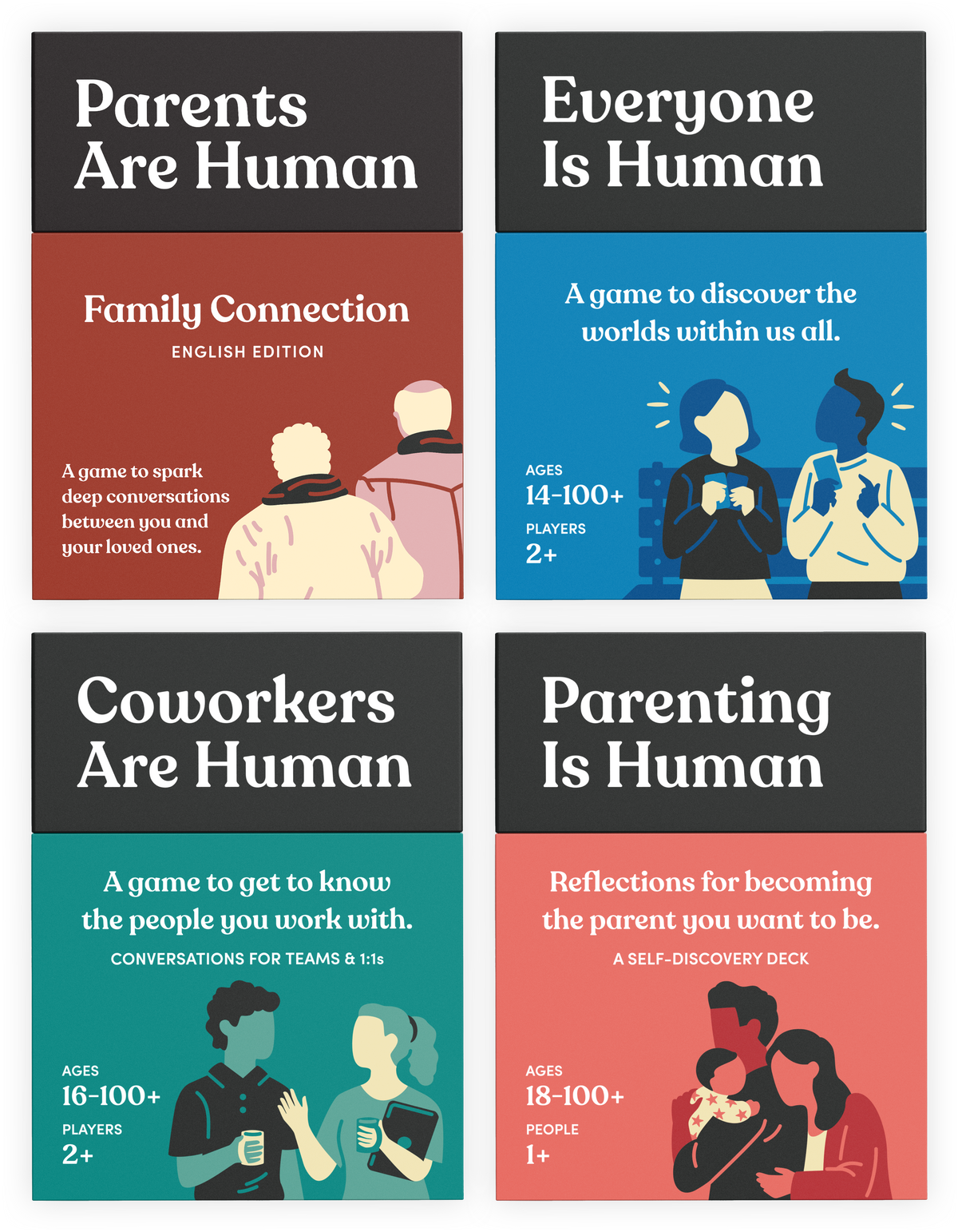 Parents (English) + Everyone + Coworkers + Parenting decks