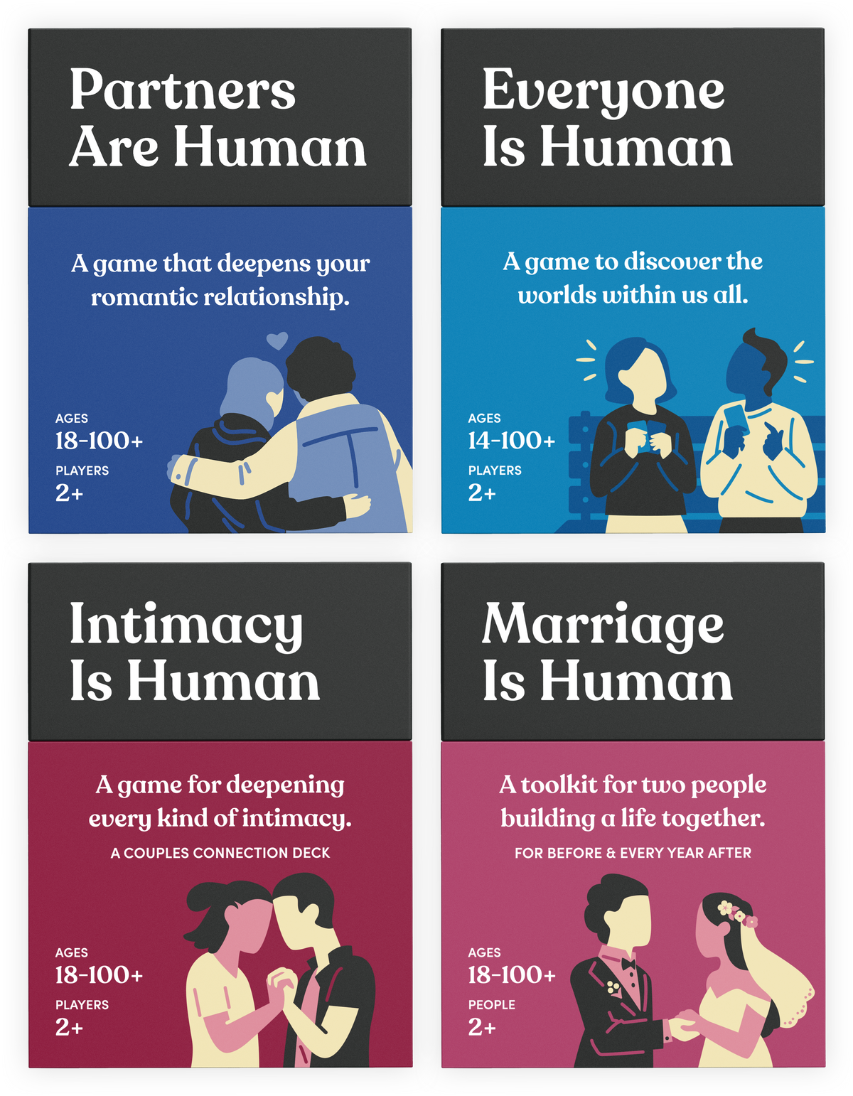 Partners + Intimacy + Marriage + Everyone decks