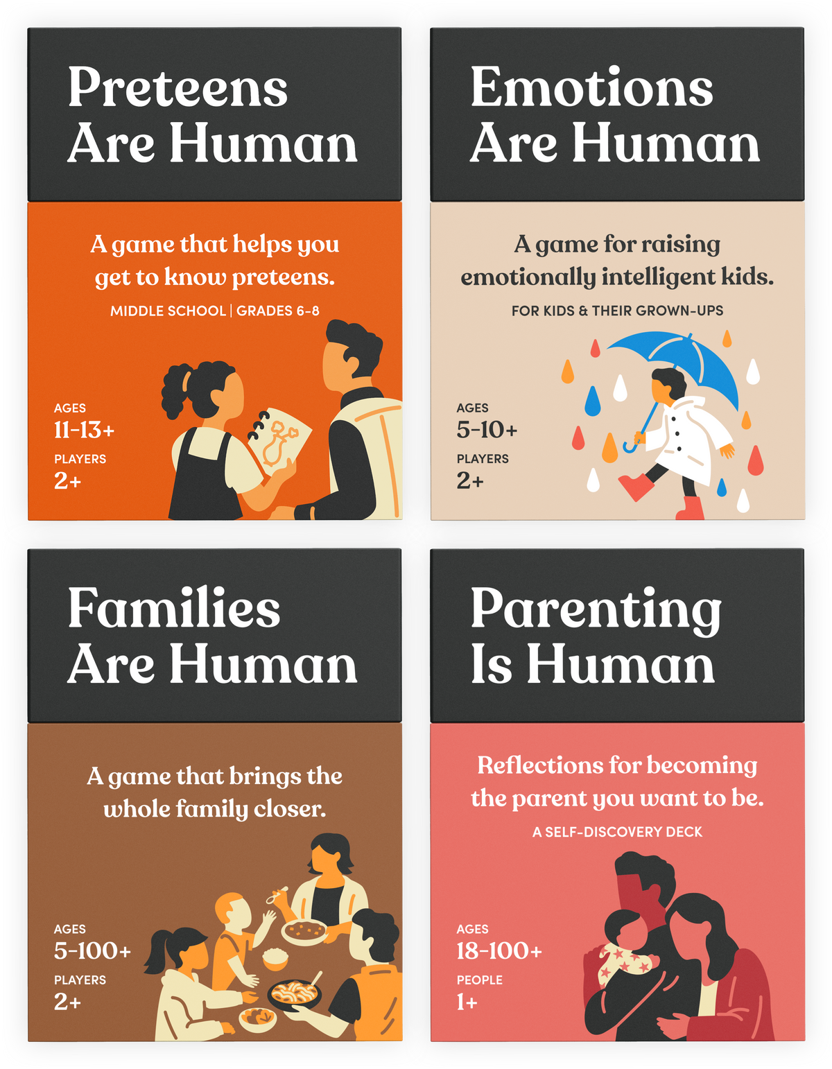 Preteens + Emotions + Families + Parenting decks