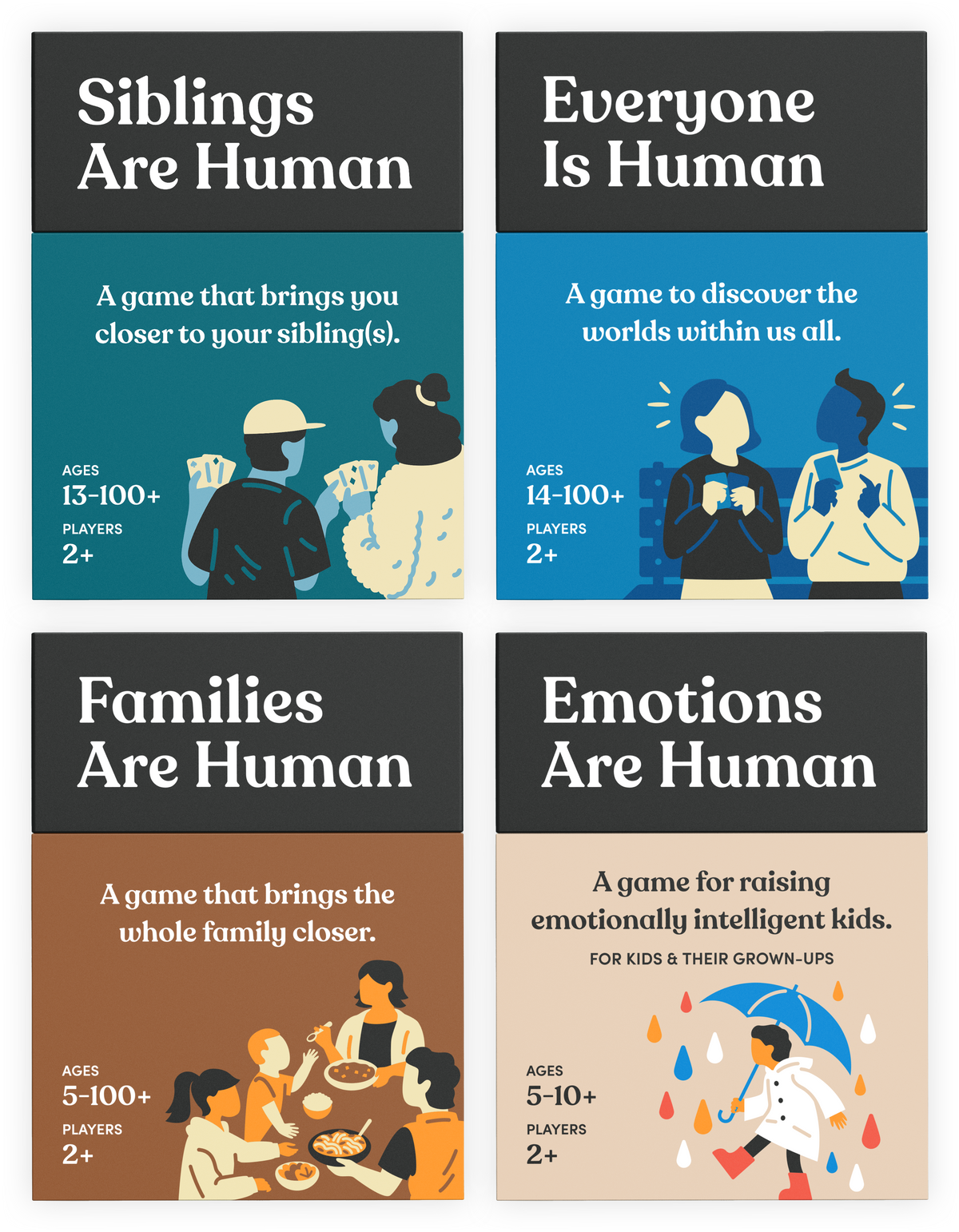 Siblings + Families + Everyone + Emotions decks