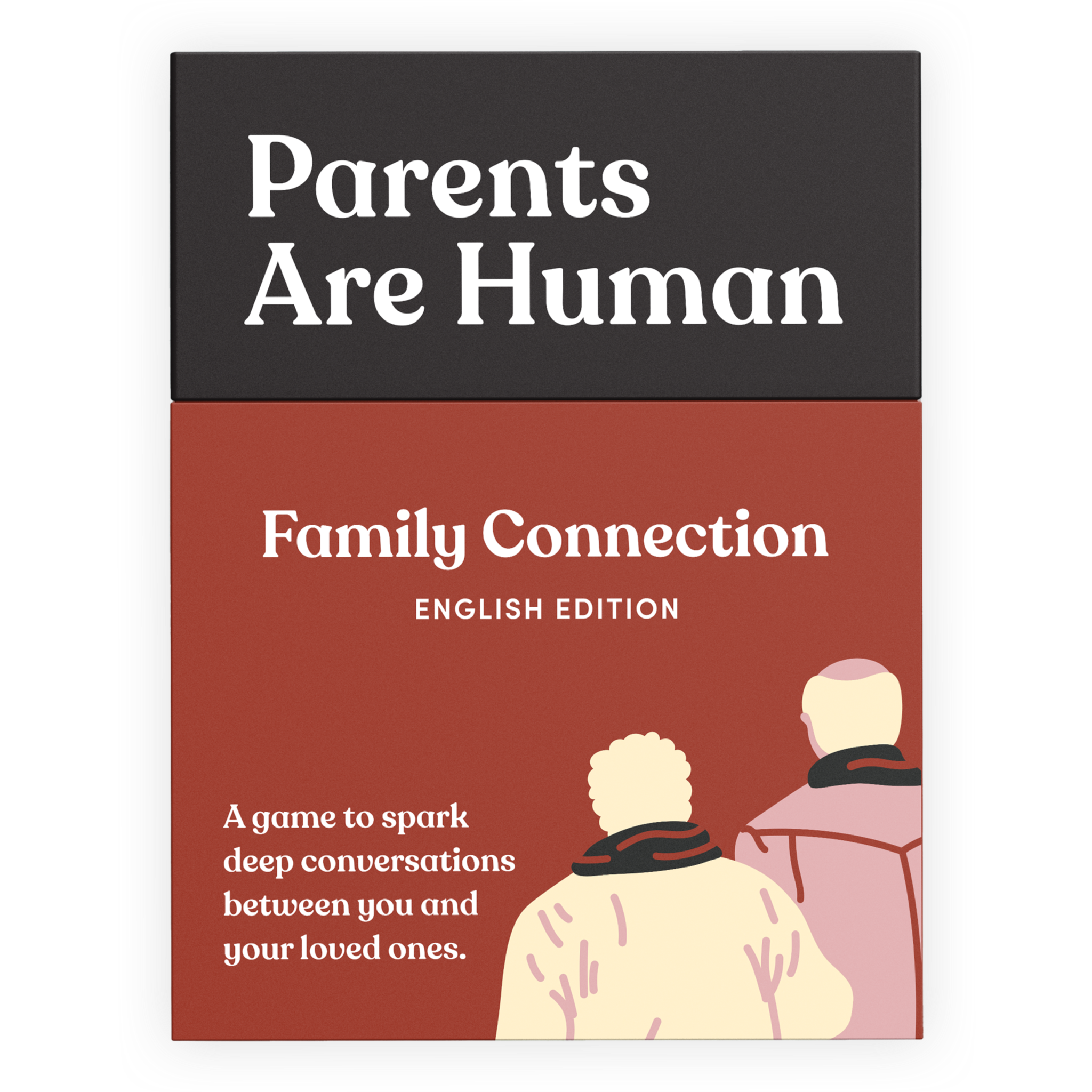 Card game designed to spark meaningful conversations with loved ones, featuring questions and actions.